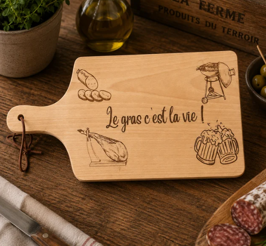 planche le gras c'est la vie