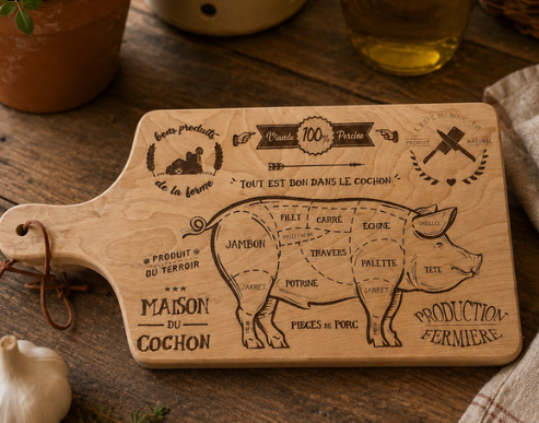 planche cochon