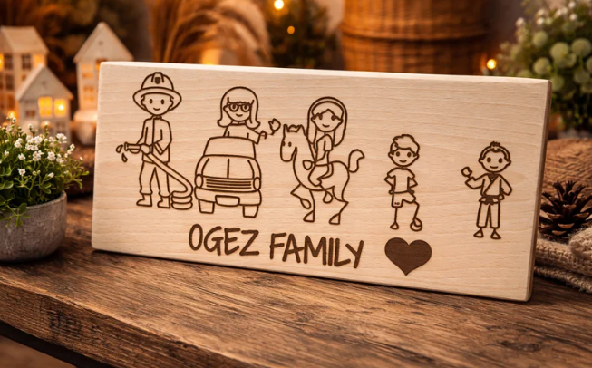 planche family minimaliste