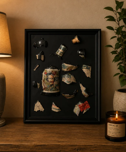 cadre résine don papa