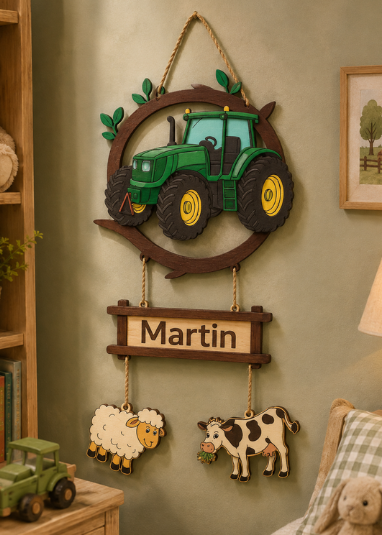 plaque de porte agriculture